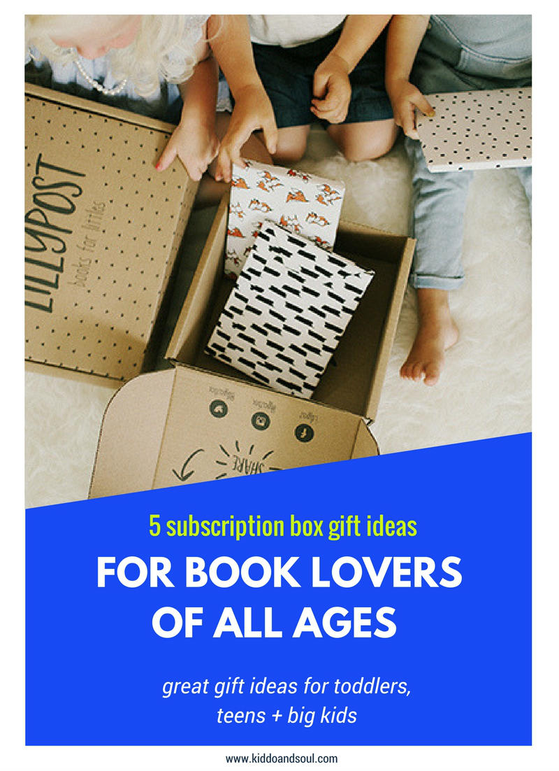 Check out these 5 subscription box gift ideas for people who love to read!