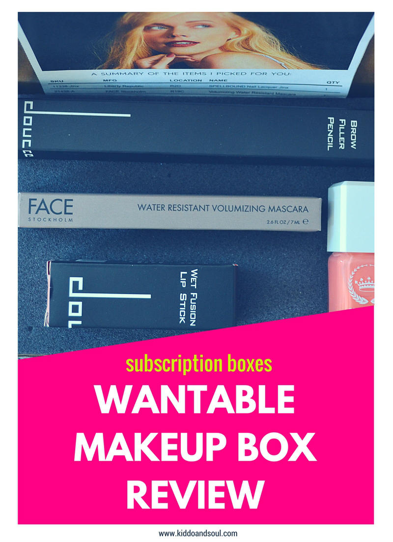 Check out my review of the March Wantable Makeup Box!