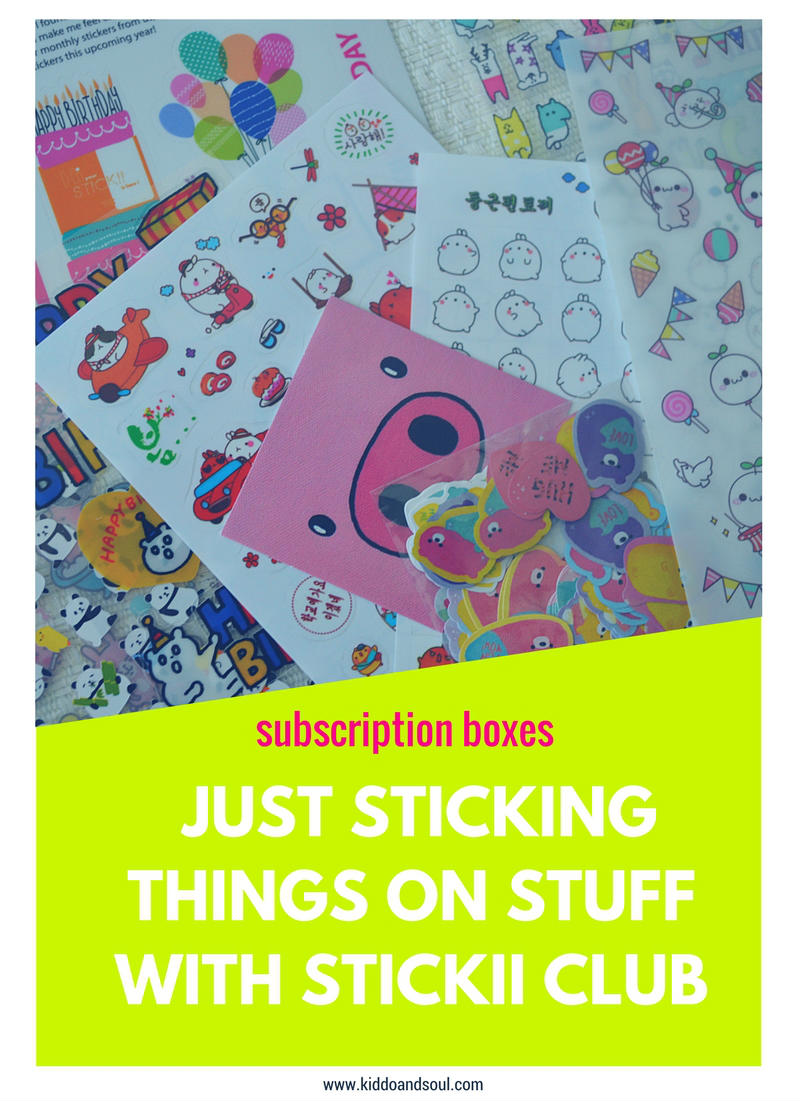 I'm reviewing Stickii Club on the blog today!