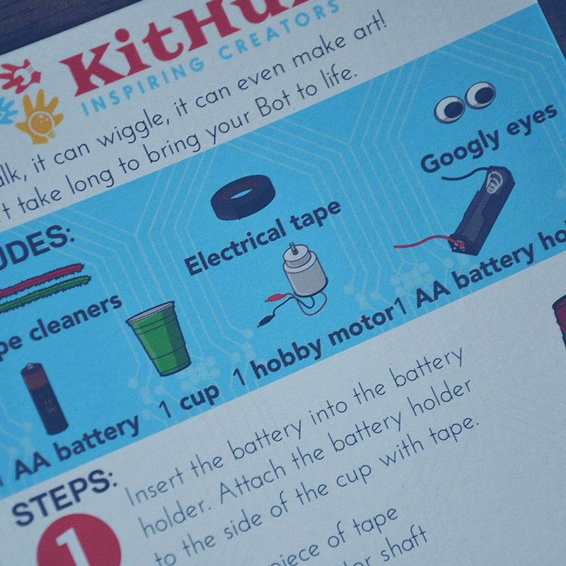 If you're looking for fun STEAM projects to do with your kiddo, check out Kithub!