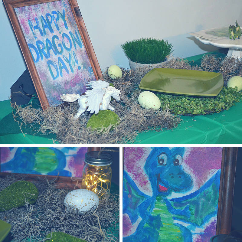 MY DAUGHTERS DRAGON A UNIQUE KIDS BIRTHDAY THEME3