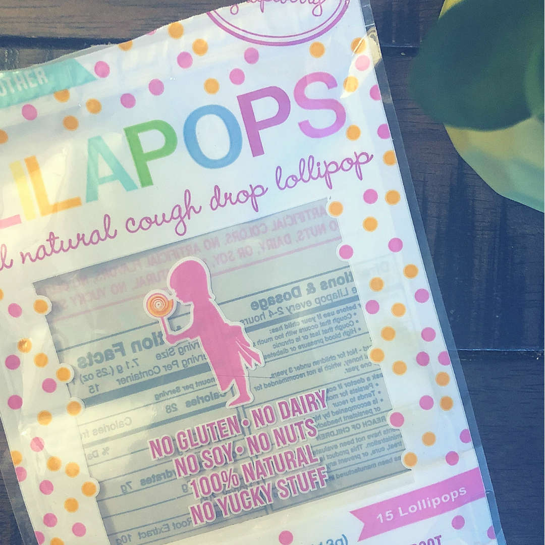 All natural cough drop pops for sick kiddos (I swear by these!)