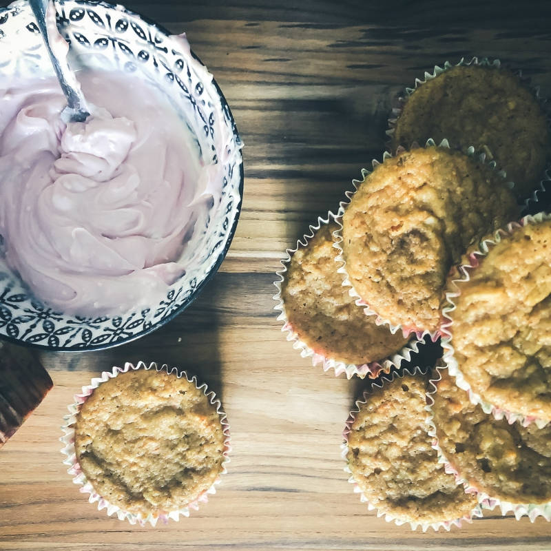 Delicious Sugar-Free Grain-Free Carrot Cake Muffins