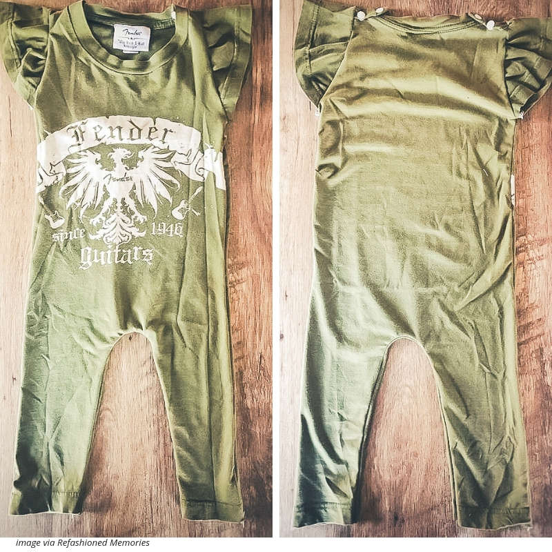 This Mama makes adorable kids clothing out of your old shirts