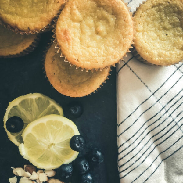Sweet Sassy Lemon Ricotta Muffins low carb grain free sugar free