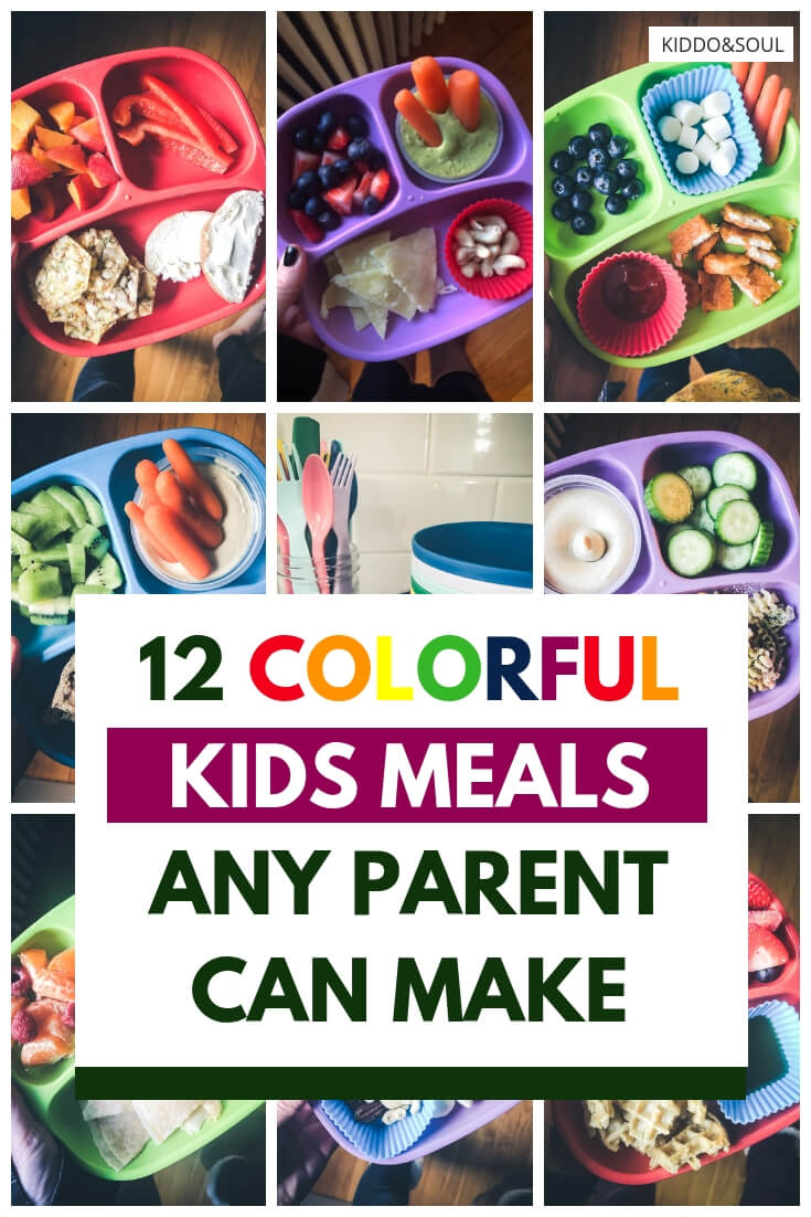 12 COLORFUL KIDS MEALS