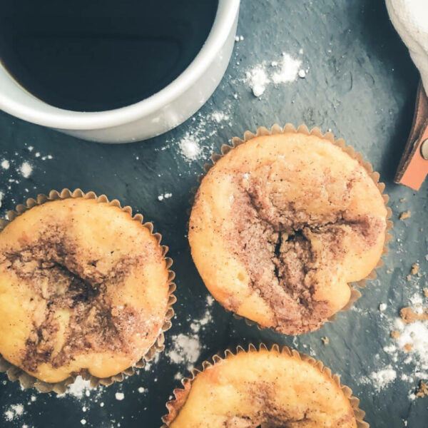 weet + easy low carb coffee cake muffins