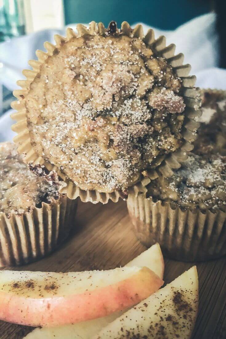 Kids can bake: these low carb apple cider donut muffins
