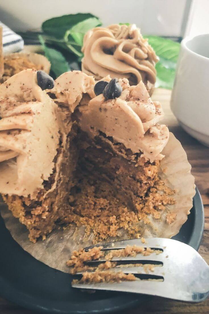 Celebrate the Season with these Sugar Free Pumpkin Spice Latte Cupcakes