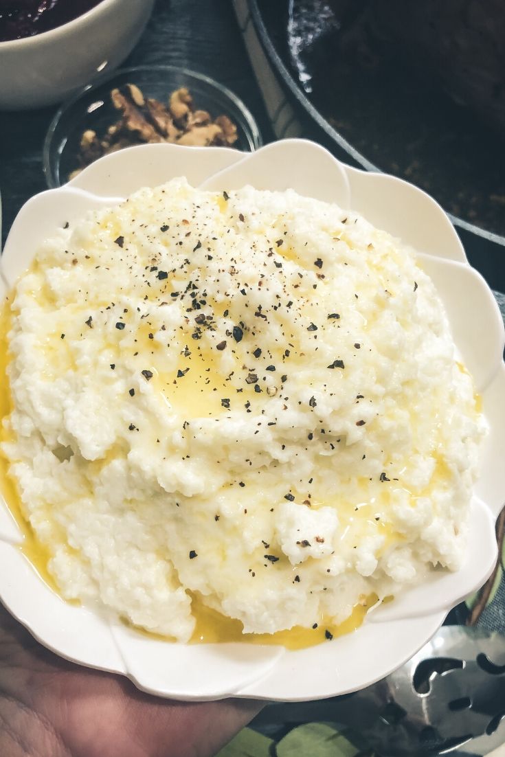 15 minute Cauliflower Mashed Potatoes